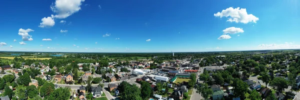 Letecký Výhled Město Hagersville Ontario Kanada — Stock fotografie