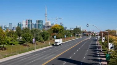 şehir merkezini arayan meşgul toronto trafik