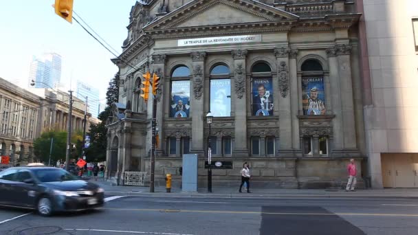 Die hockey hall of fame in toronto — Stockvideo