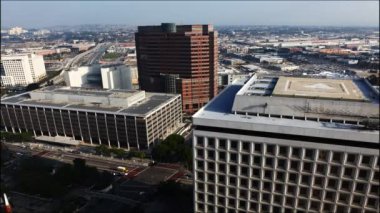 City hall tarafından Los Angeles yakınındaki binaların bir timelapse görünümü