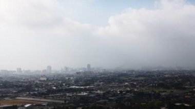 Long Beach, Kaliforniya Signal Hill'üzerinden bir timelapse görünüm