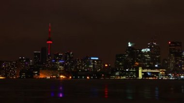 Toronto Timelapse görünümünü geceleri