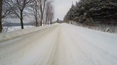 Buzlu durumlarda bir bakış açısı sürücü (Pov)
