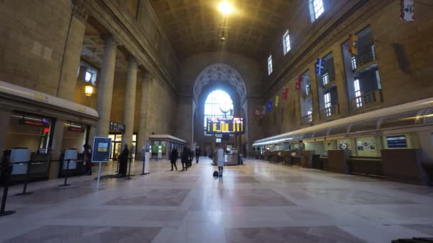 Pohled na nádraží v Torontu — Stock video