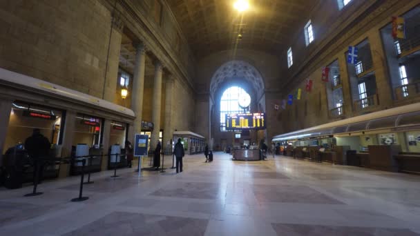 Vista da Union Station em Toronto — Vídeo de Stock