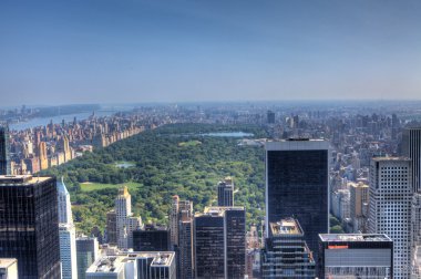 central Park, new york bir havadan görünümü