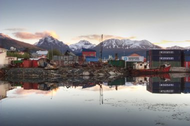 Ushuaia, Tierra Del Fuego bir kasabada