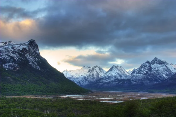 Schilderachtig uitzicht in Tierra del Fuego — Stockfoto