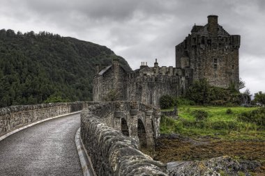 Güzel Eilean Donan Kalesi İskoçya 17 Temmuz 2012