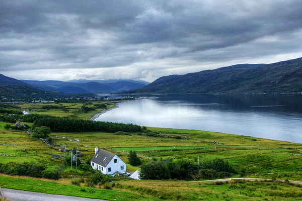 Vista di Ullapool in Scozia — Foto Stock