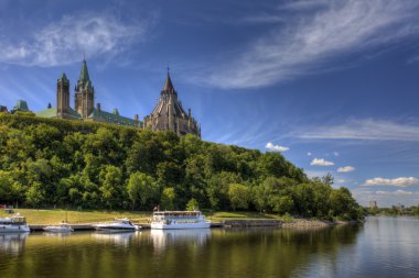Kanada'nın Meclis Ottawa nehrin yüksek