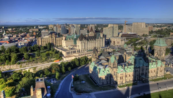 Letecký pohled na Ottawa, Kanada — Stock fotografie