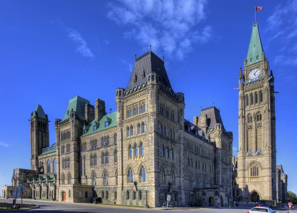 The Center block of the Parliament Buildings, Ottawa, Canada — Stock Photo, Image