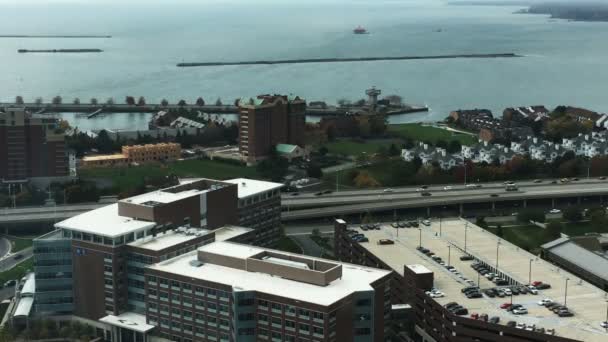 Vista aérea da cidade de Buffalo — Vídeo de Stock