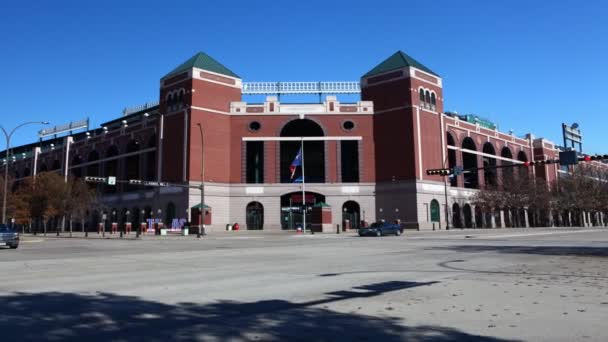 Globe Life Park, lar dos Texas Rangers — Vídeo de Stock