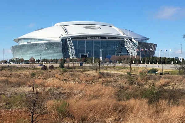 AT & T Stadium, the home to the Dallas Cowboys — стоковое фото