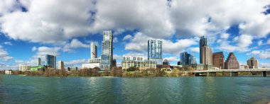 Austin, Texas, manzarası Panoraması