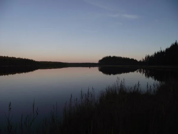 Rusya 'da gölde akşam