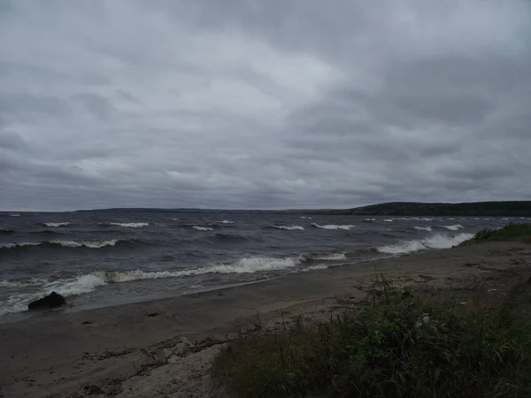 Καταιγίδα Μια Λίμνη Στη Ρωσία — Φωτογραφία Αρχείου