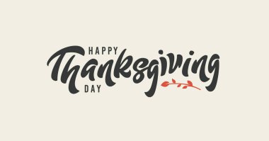 Şükran Günü Tasarım Elementleri. Vektör İllüstrasyonu