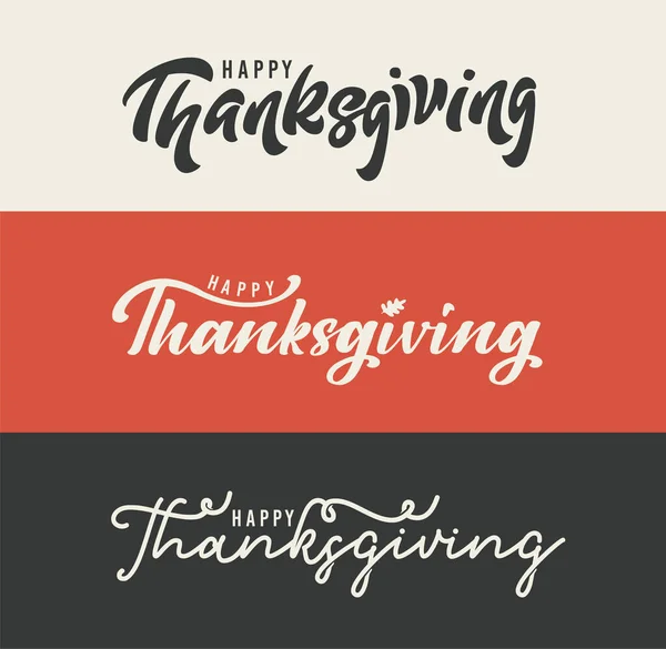 Thanksgiving Design Elementen Vector Illustratie — Stockvector