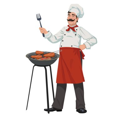 Barbekü biftek şef aşçılar