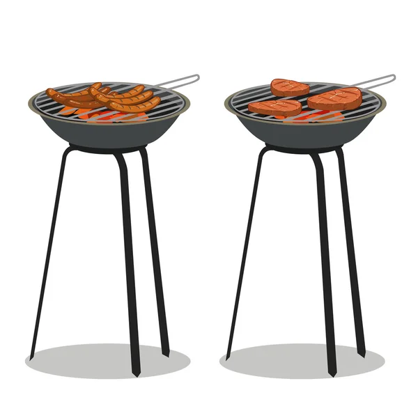 Illustration vectorielle du barbecue — Image vectorielle
