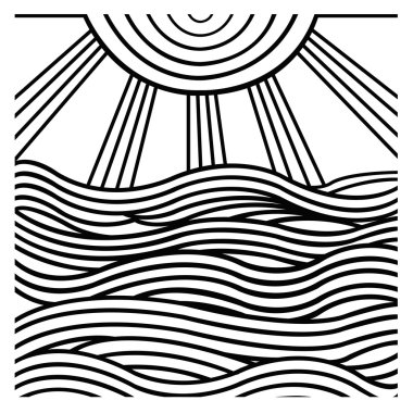 Soyut Dalga Arkaplanı