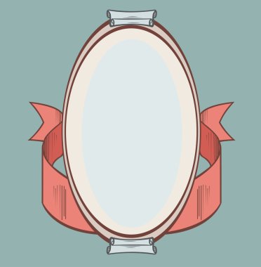 Vintage etiket vektör çerçeve