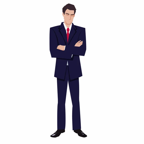 Hombre en un traje de negocios — Archivo Imágenes Vectoriales