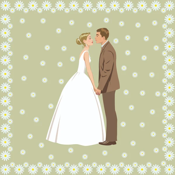 Γαμήλιο ζεύγος — Διανυσματικό Αρχείο