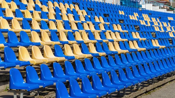Photo of empty seats in the stadium — Stock Photo, Image