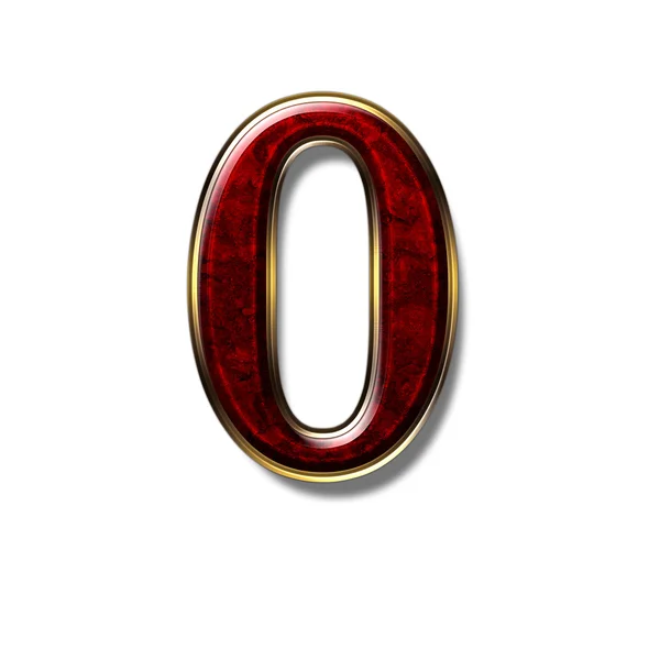 Figure 0 - precious stone is red — Stock Photo, Image