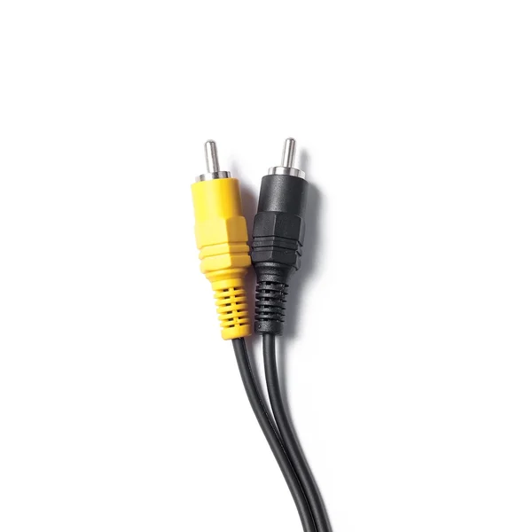 Audio - video analoge kabel — Stockfoto