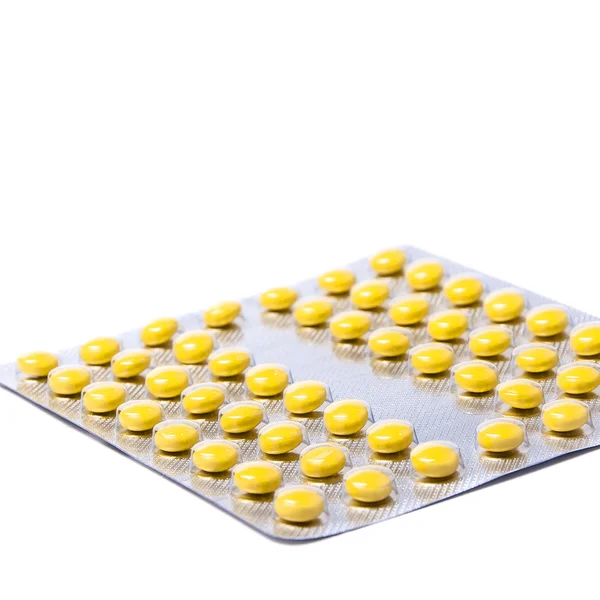 Förpackningar av tabletter och kapslar läkemedel — Stockfoto