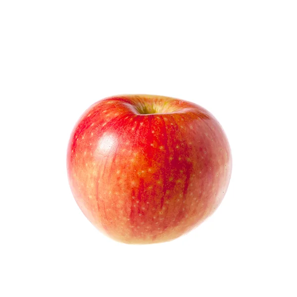 Czerwony owoc jabłka izolowany na białym tle — Zdjęcie stockowe