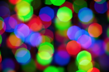 Şehir gece lambası bulanık Bokeh, odaklanmamış arkaplan