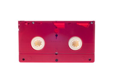 Beyaz arka plan üzerinde izole video kaset