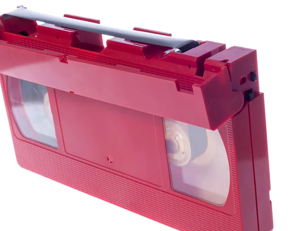 Videokassette isoliert auf weißem Hintergrund — Stockfoto