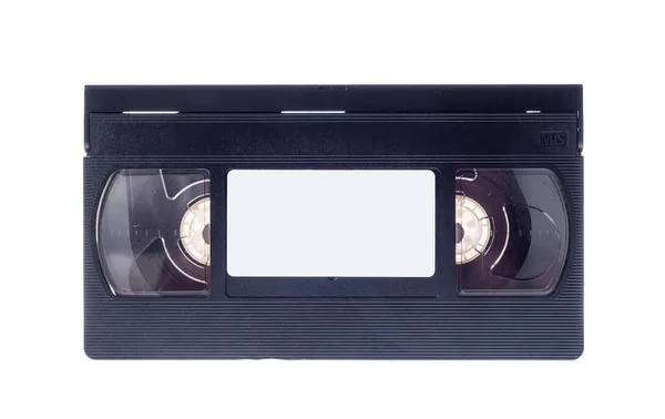 Videokassette isoliert auf weißem Hintergrund — Stockfoto