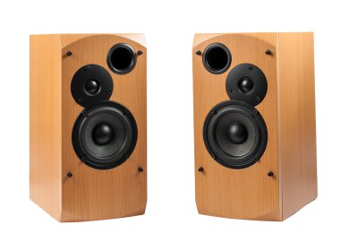 hoparlör beyaz arkaplanda izole