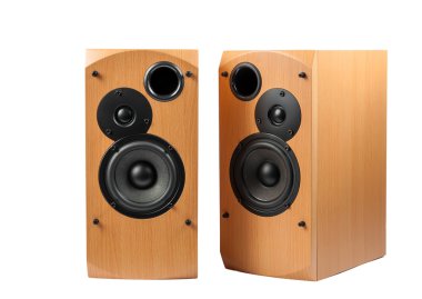 hoparlör beyaz arkaplanda izole