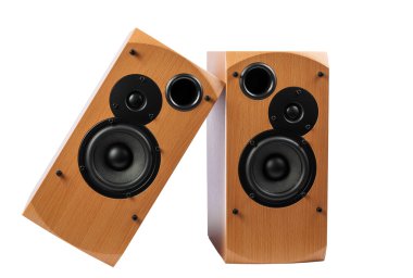 hoparlör beyaz arkaplanda izole