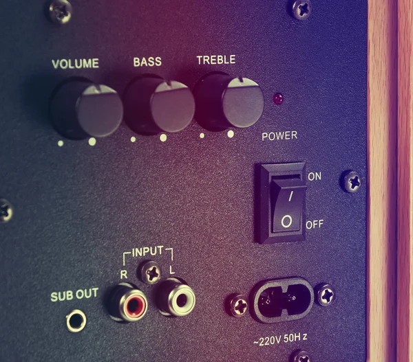 Bağlayıcılar ve topuzlar profesyonel ses hoparlör