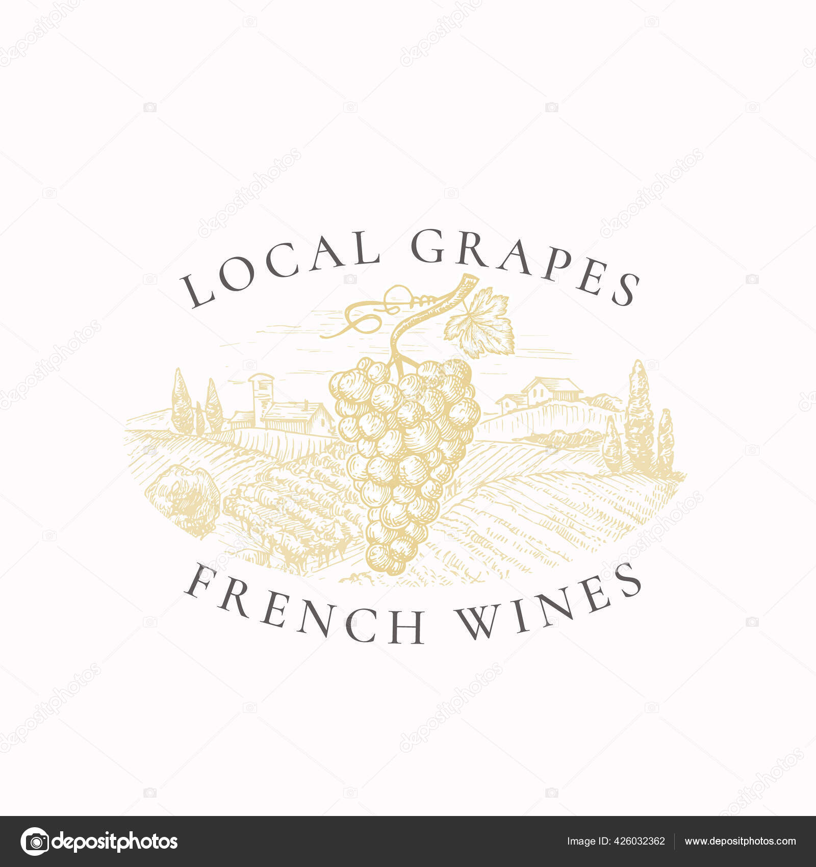 French Winery Logo