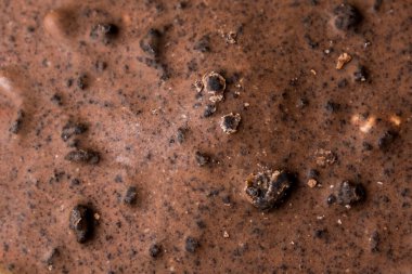 Kurabiye desenli kahverengi çikolata.