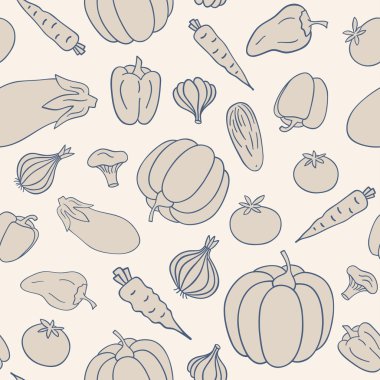 Sebzelerle kusursuz desen