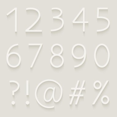 sayılar ve noktalama işaretleri