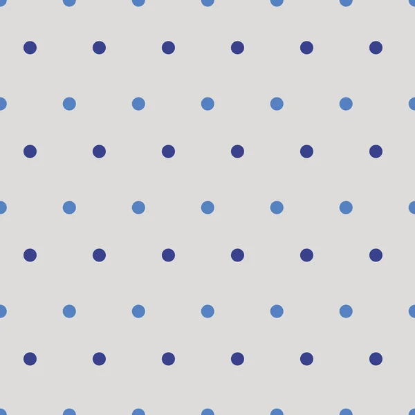 ビンテージ ブルーのドット パターン — ストックベクタ