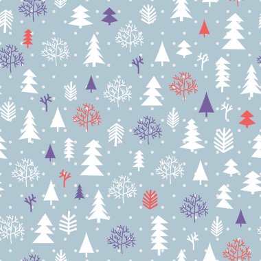 Sorunsuz kış orman arka plan